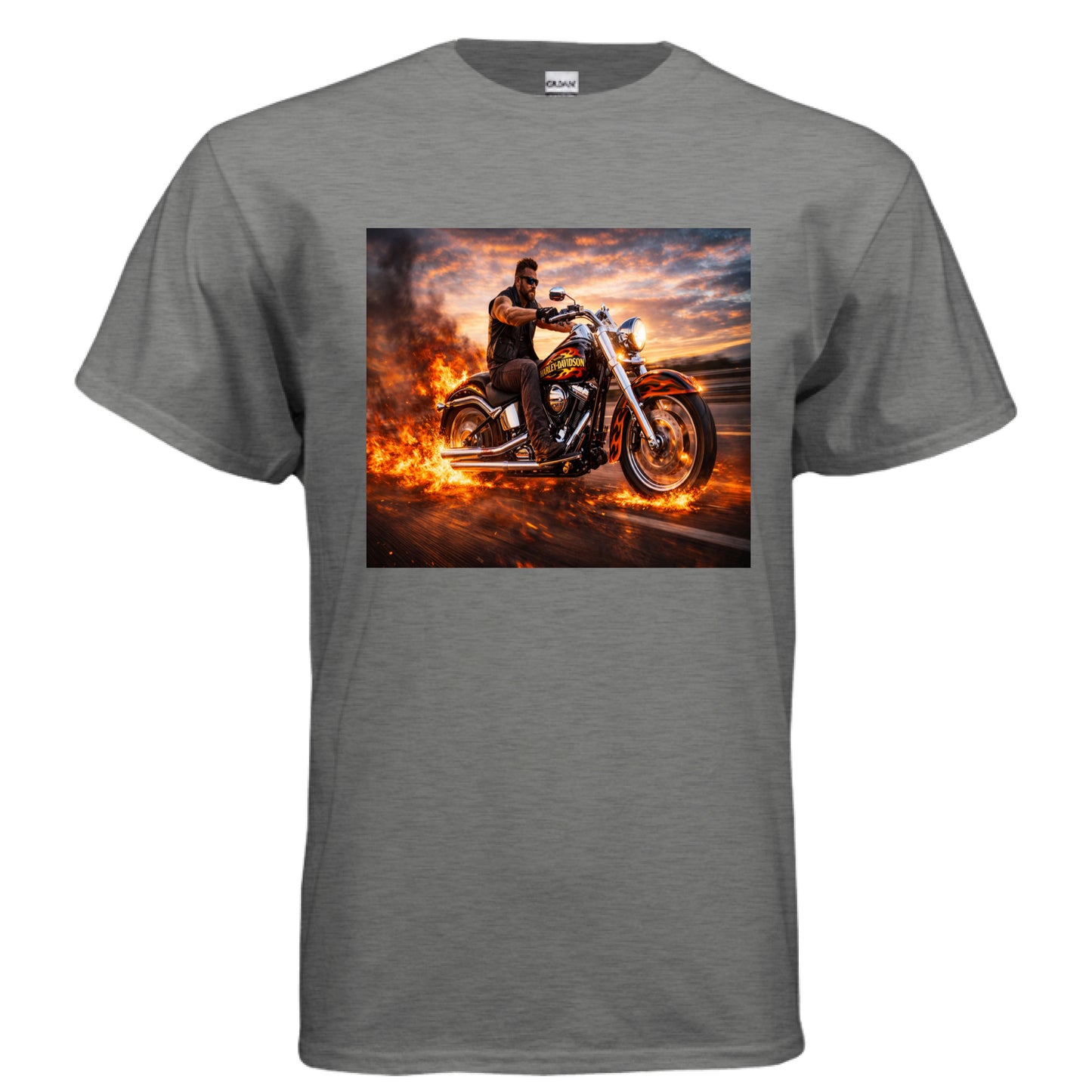 GRAPHITE HEATHER - FRONT